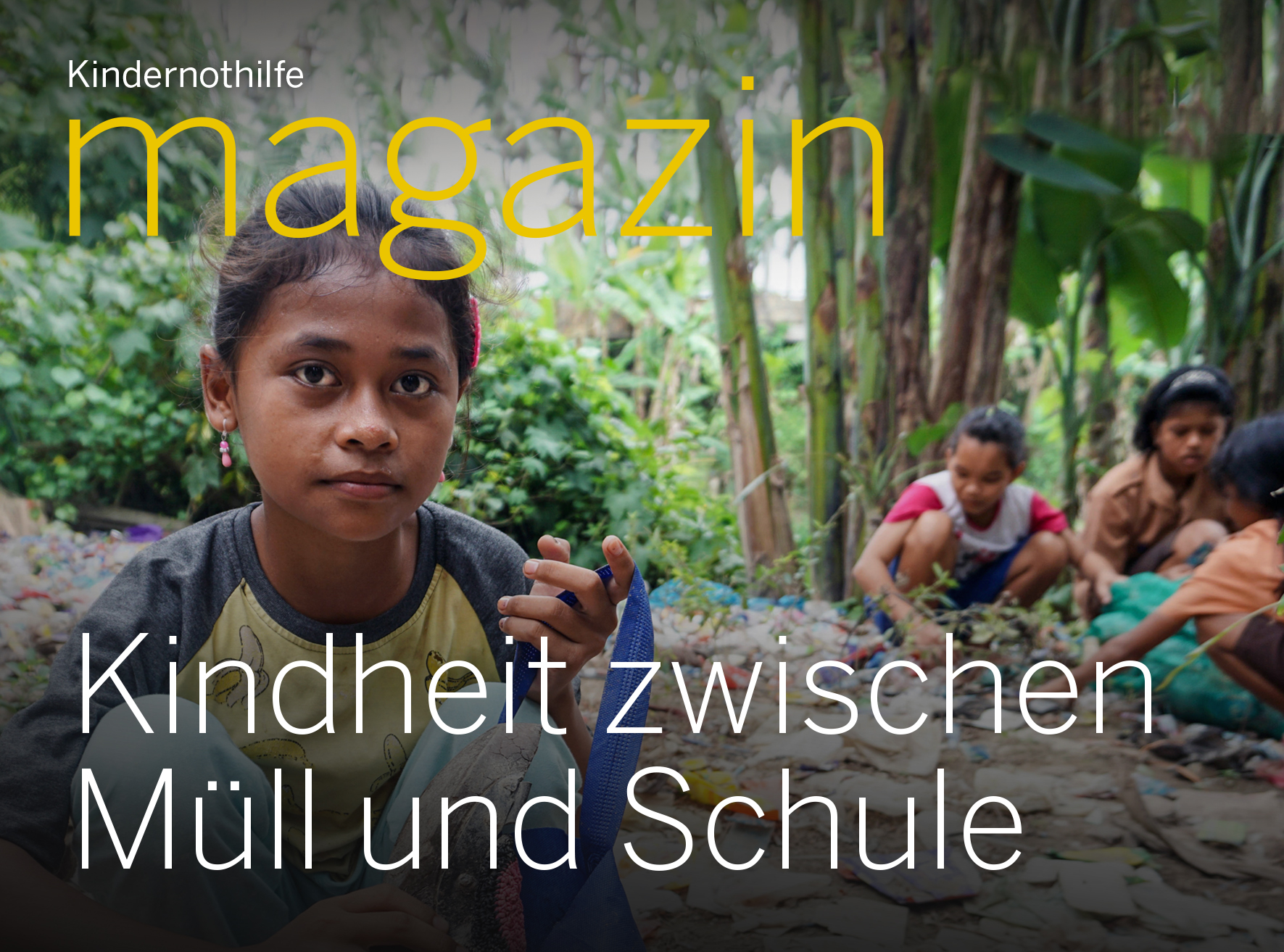 Cover des Kindernothilfe-Magazins 4/2020 (Quelle: Christiane Dase)