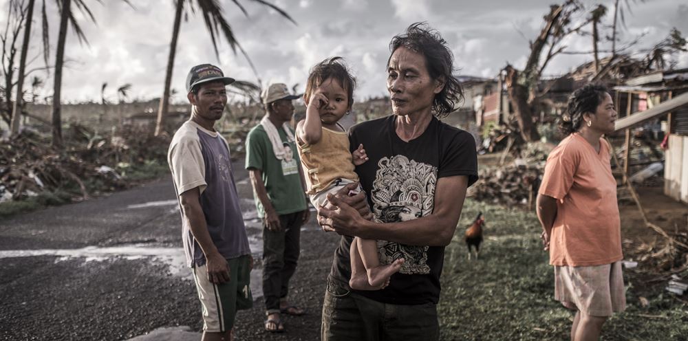 Familien auf der Insel Samar haben durch den Taifun alles verloren (Quelle: Jakob Studnar)