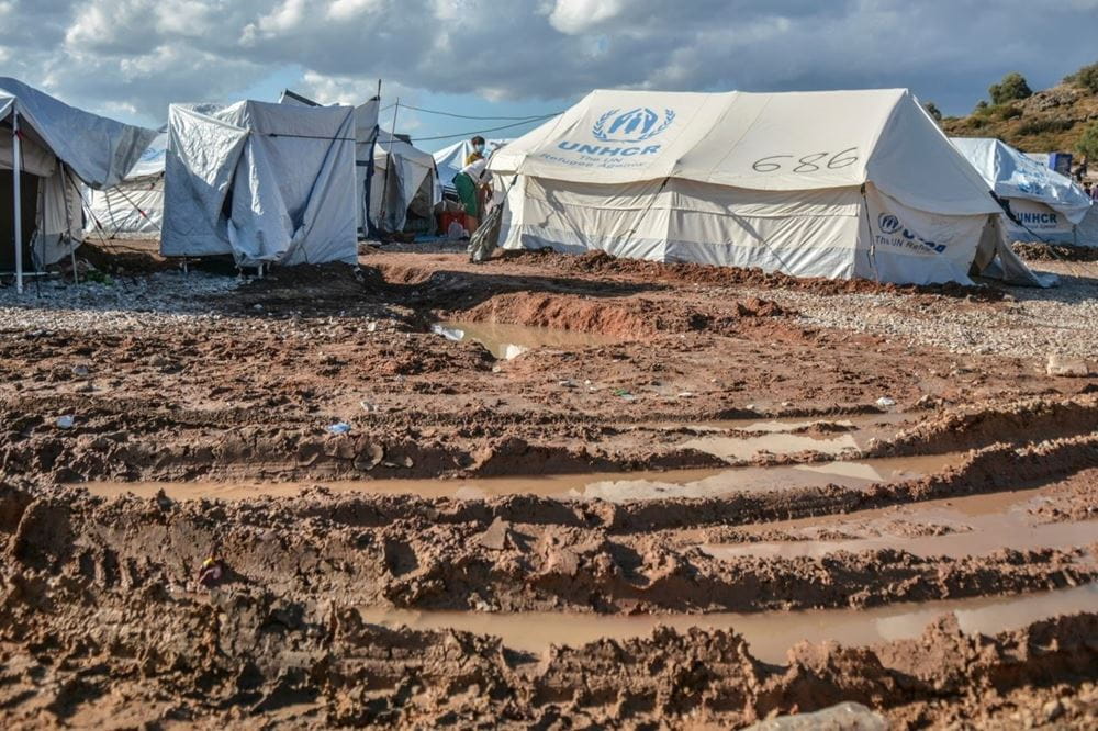 Flüchtlingslager Kara Tepe auf Lesbos (Quelle: Picture Alliance) Flüchtlingslager Kara Tepe auf Lesbos (Quelle: Picture Alliance)
