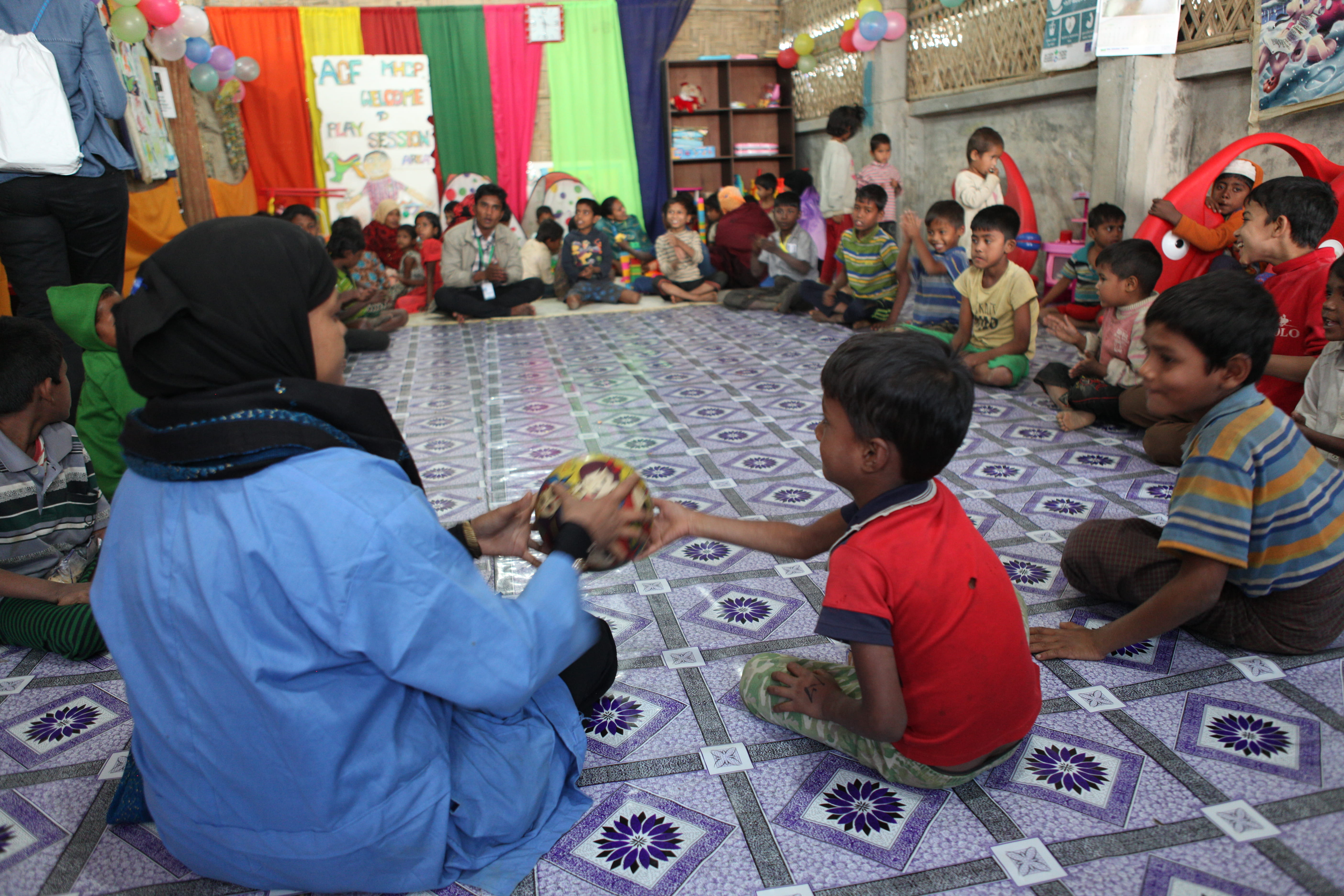 Rohingya in Bangladesch (He) - Projektnummer 26351; Kinder im Schutzzentrum, child friendly space