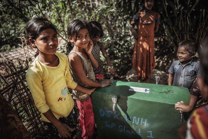 Kindernothilfe im Flüchtlingslager in Bangladesch, Foto: Jakob Studnar