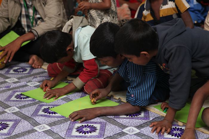 Rohingya in Bangladesch (He) - Projektnummer 26351; Kinder im Schutzzentrum, child friendly space