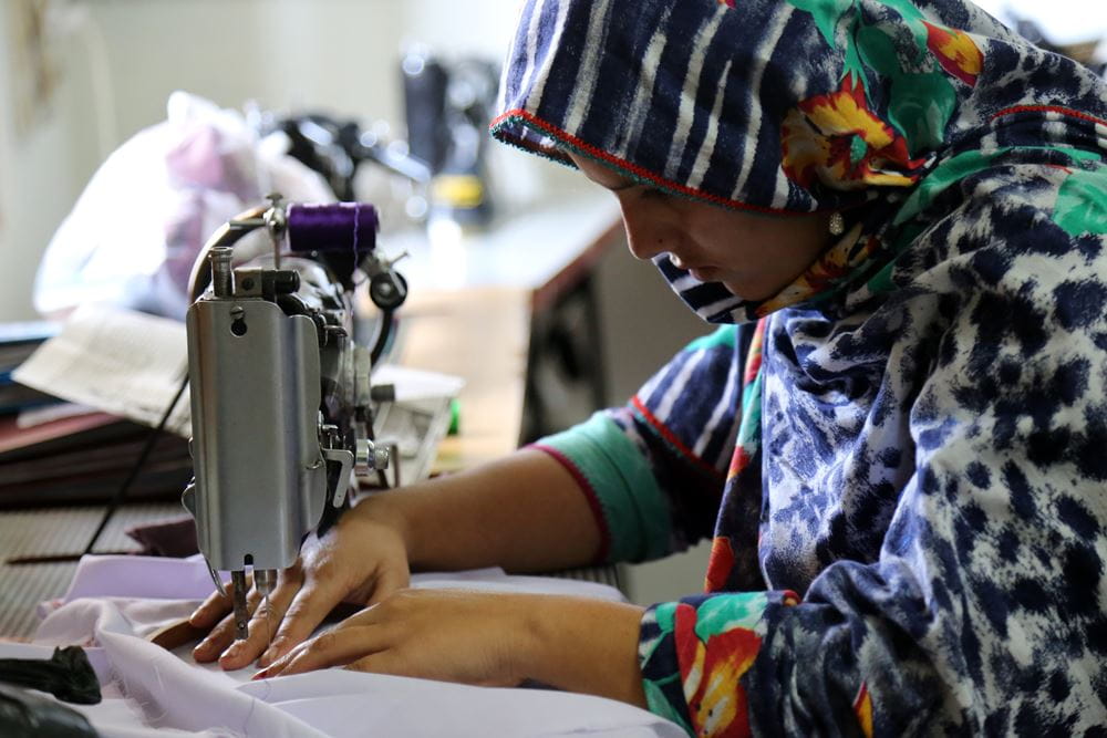 Kindernothilfe Frauenprojekt Nähmaschine Pakistan