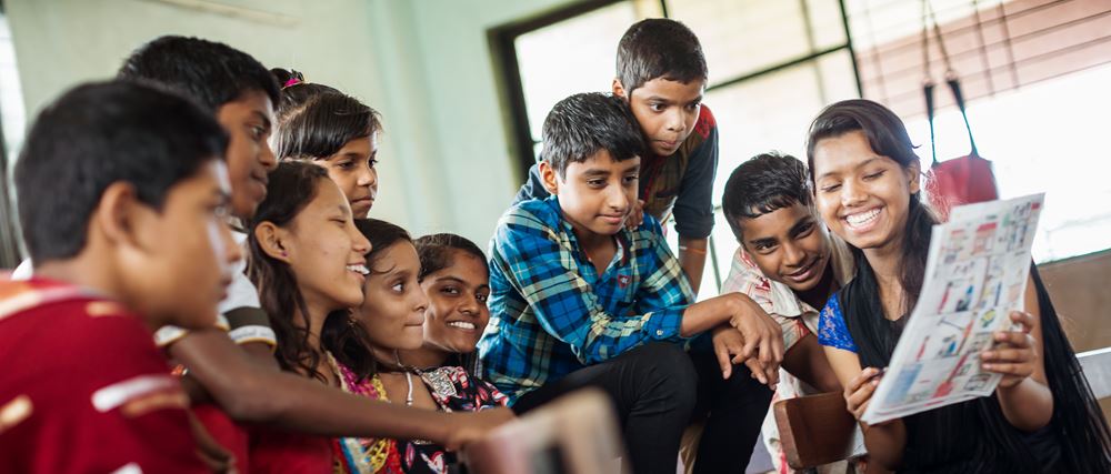 Rollenspiel - Projekt Nr - 22524  KinderNotHilfe in Indien, Sonntag 02.09.2018 in Murbad . Foto: KNH / Jakob Studnar