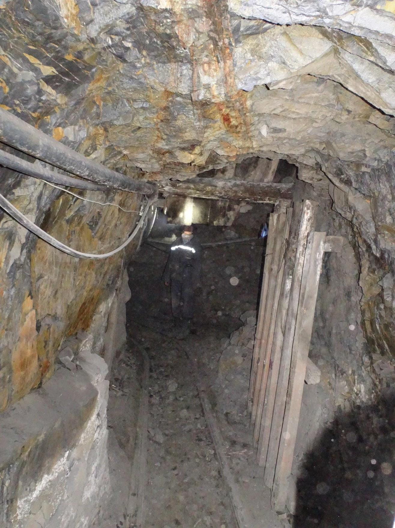In einer Mine im Cerro Rico in Potosí (Quelle: Beate Lühder)