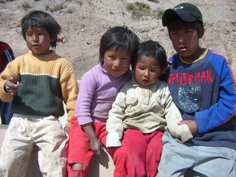 Kinder aus dem Projekt in Potosi (Quelle: Sascha Decker/Kindernothilfe)