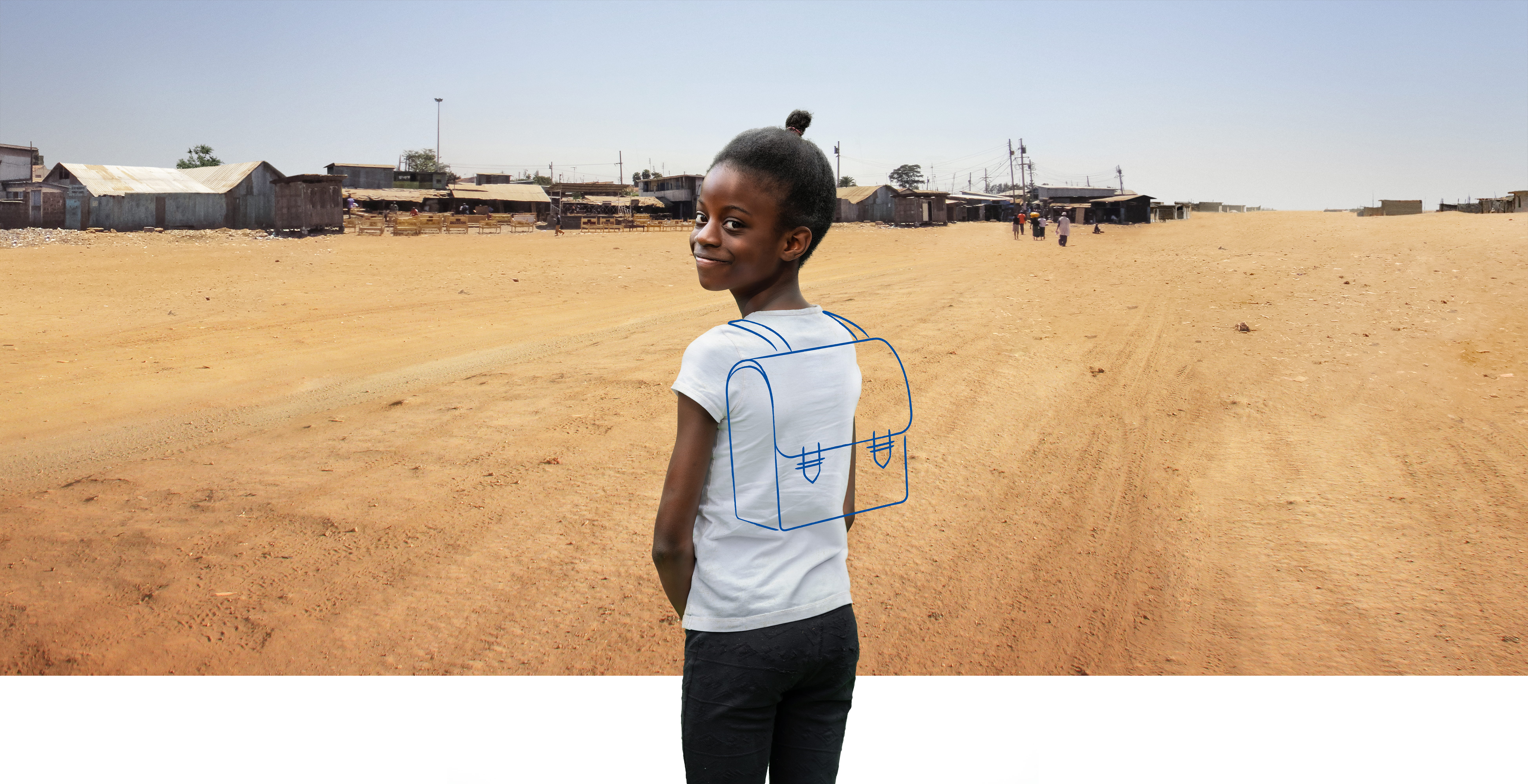 Keyvisual Testamentsspende - Keyvisual Erbschaftsmarketing, Testament, Testamentsspende Foto: Jakob Studnar / fotostudnar  Foto bearbeitet von der Agentur Spinas (Hintergrund, gezeichneter ...