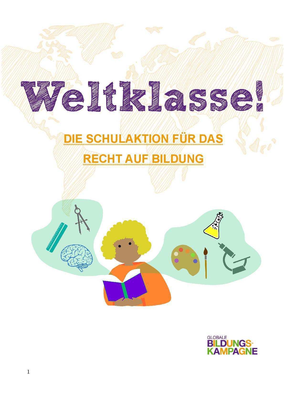 Weltklasse Bildungskampagne Weltklasse Bildungskampagne