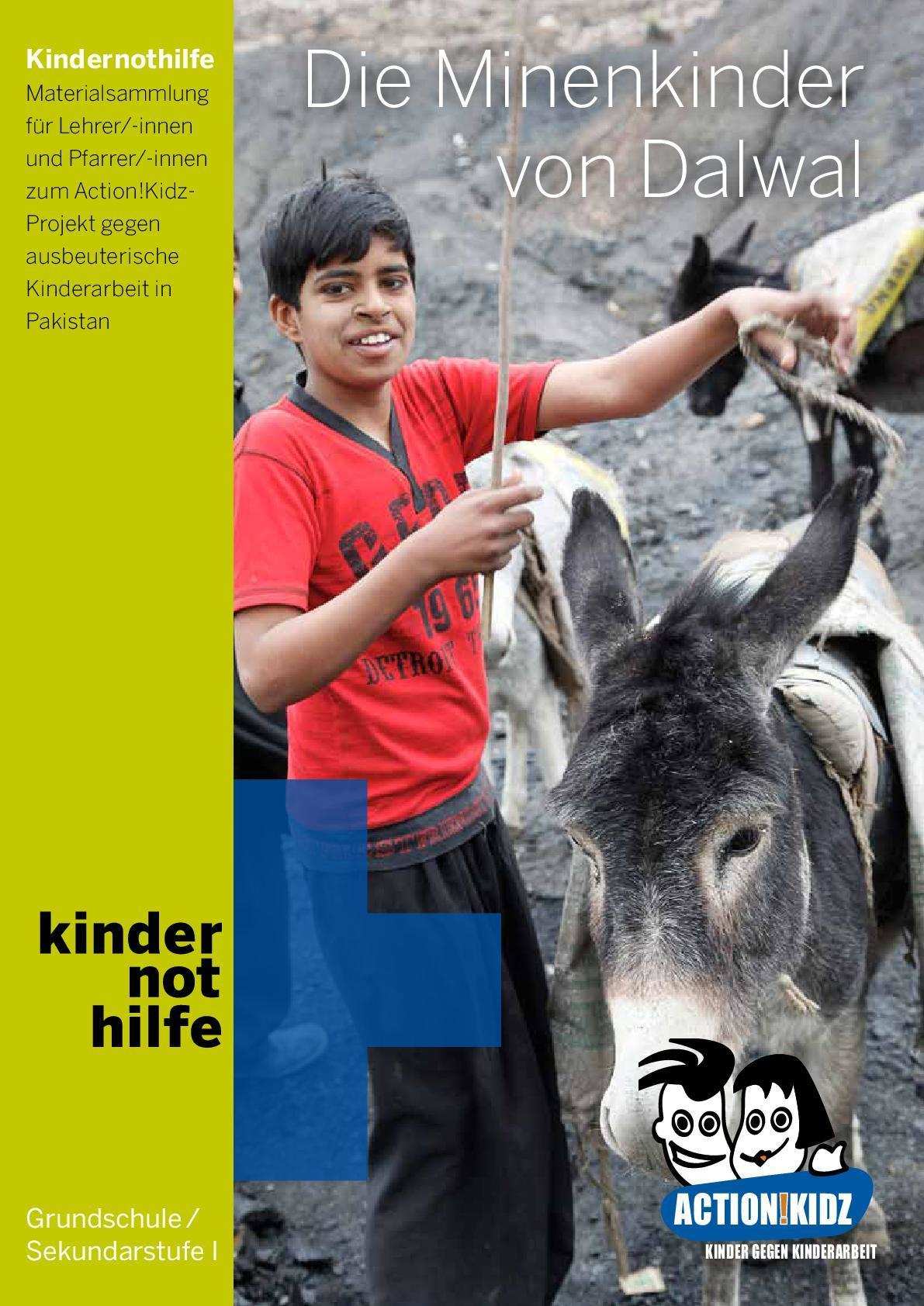 Titelbild Unterrichtsmaterial Die Minenkinder von Dalwal (Quelle: Kindernothilfe)