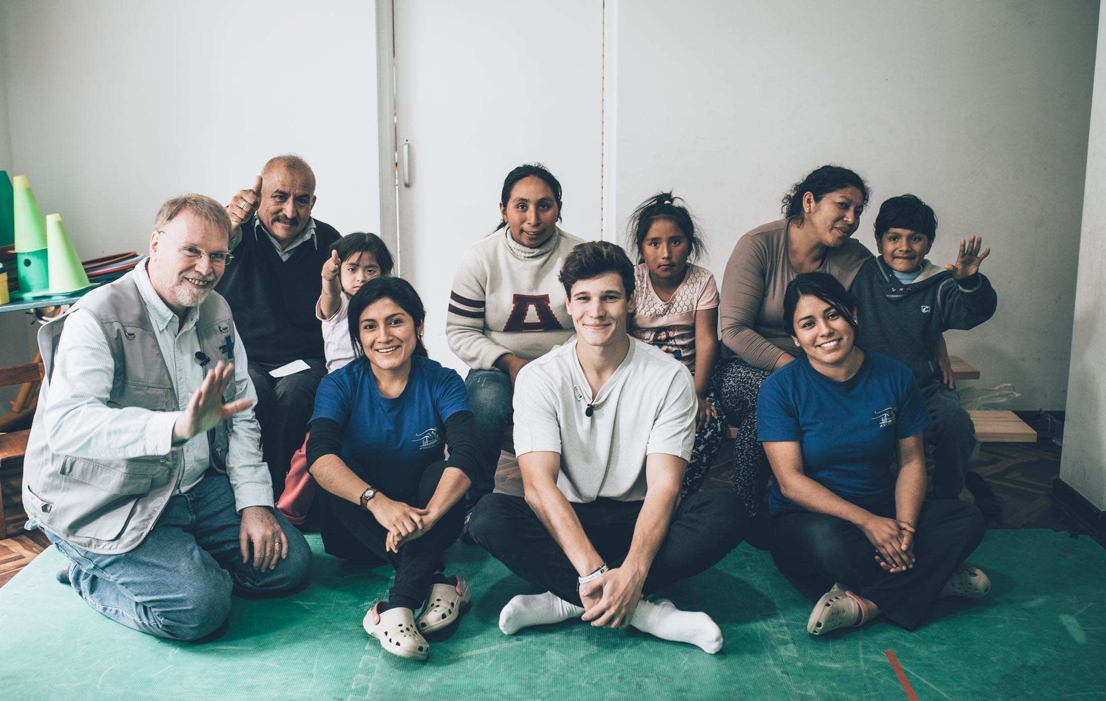 Kindernothilfe Botschafter Wincent Weiss in Peru (Quelle: Kindernothilfe)
