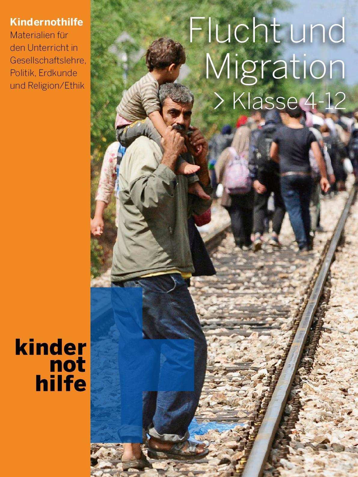 Titelbild Unterrichtsmaterial Flucht und Migration (Quelle: Kindernothilfe)