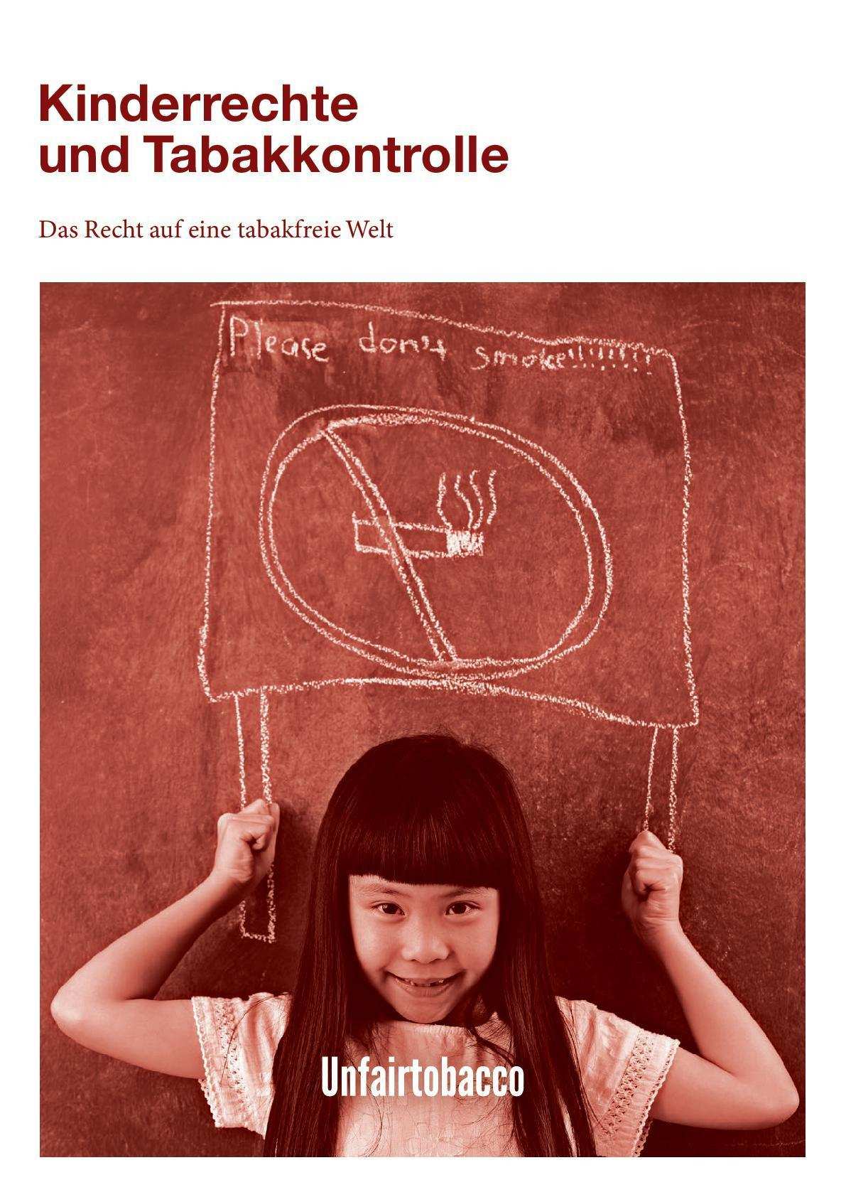 Titelbild "Kinderrechte und Tabakkontrolle" Titelbild "Kinderrechte und Tabakkontrolle"