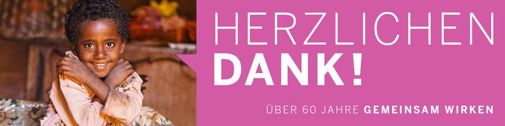 Danke-Banner Magenta Danke-Banner Magenta