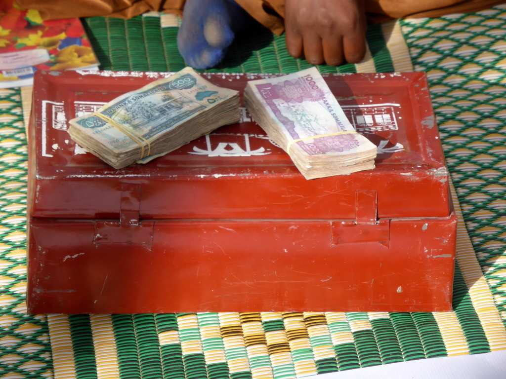 Die Kasse einer Kindernothilfe-SHG (Quelle: Katrin Weidemann)