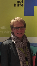 Veronika Bechstein, Sprecherin Förderkreis Iserlohn im November 2021 als Portrait für die KNH-Mitmachbörse/Webseite