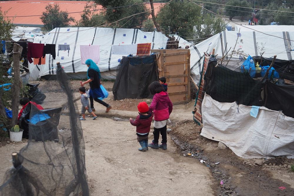 Kinder in Camps auf Griechenland, WAZ-Spendenaktion in Lesbos WAZ-Reise