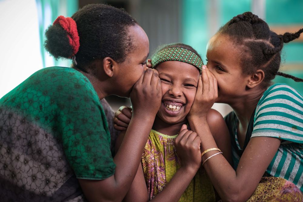 Kinder aus Aethiopien bei WAZ Reise 2017