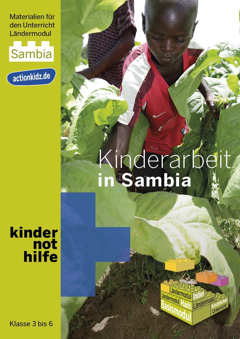 Cover des Action!Kidz-Ländermoduls Sambia (Quelle: Kindernothilfe)