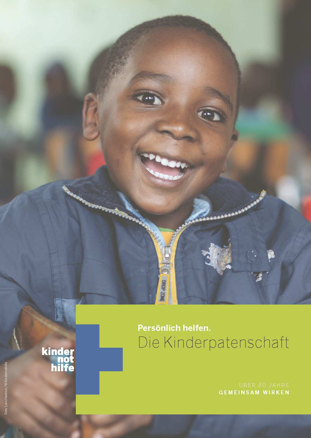 Coverbild der Kindernothilfe Produkt-Broschüre Kinderpatenschaft