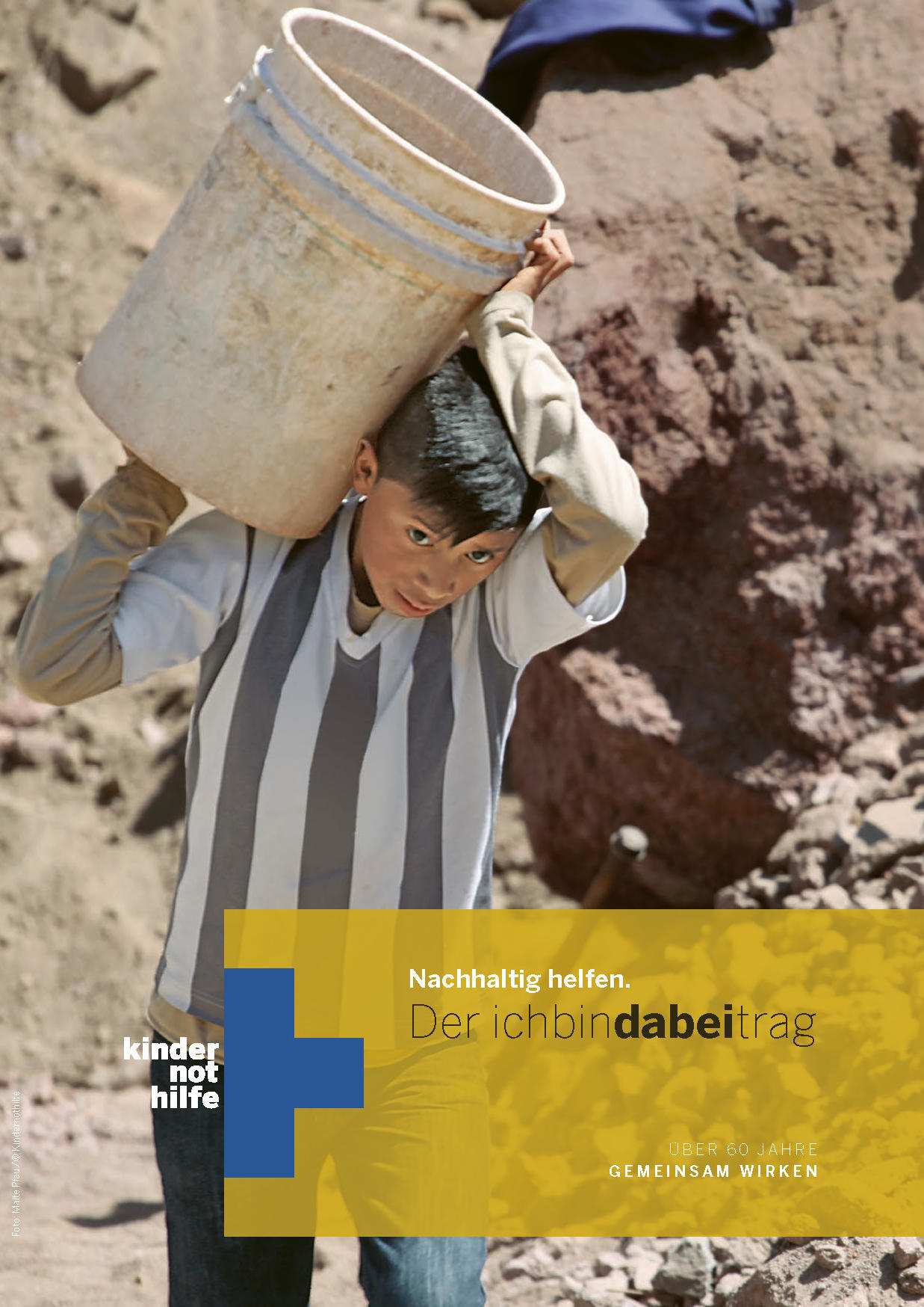 Coverbild der Kindernothilfe Produkt-Broschüre ichbindabeitrag Coverbild der Kindernothilfe Produkt-Broschüre ichbindabeitrag