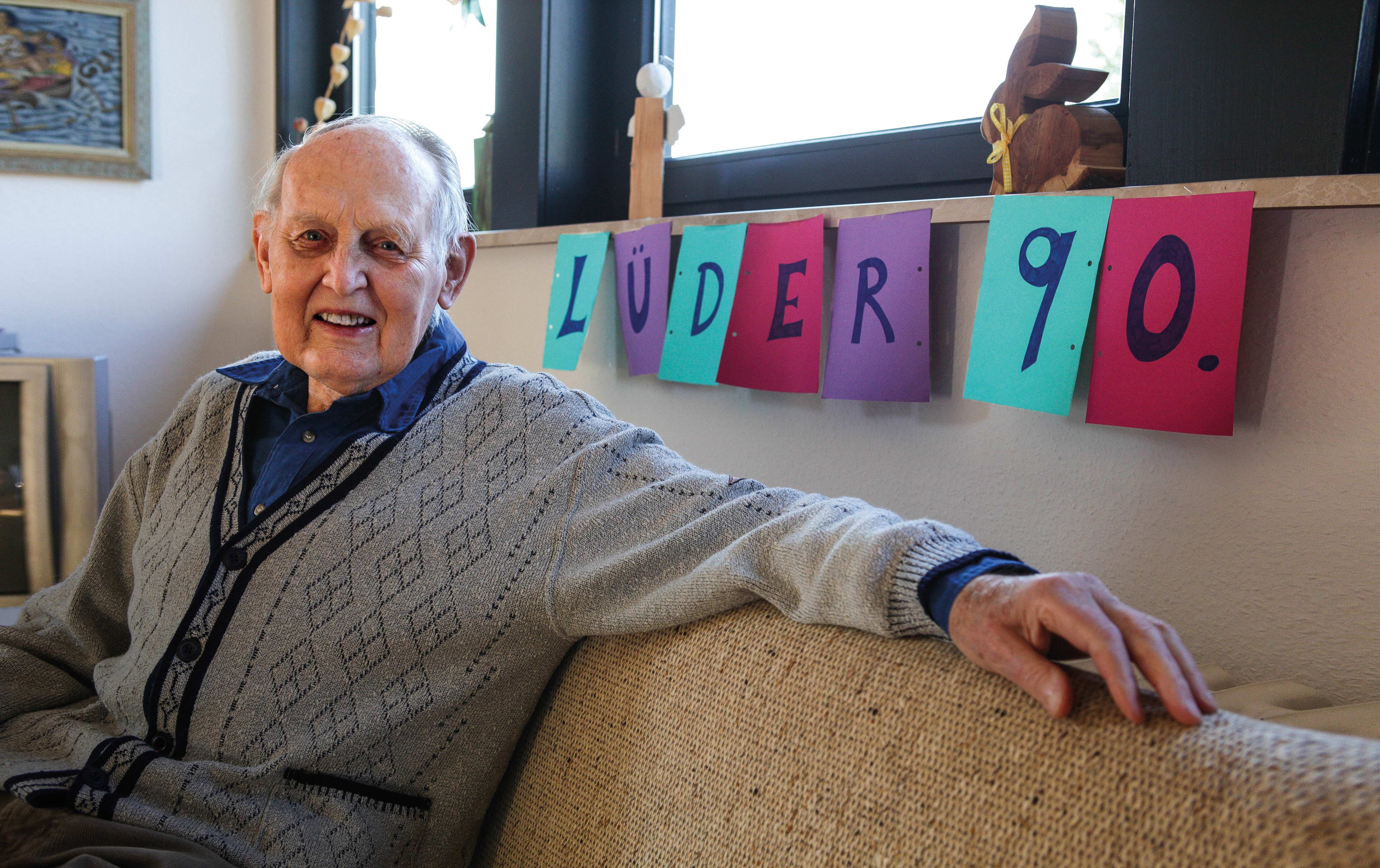 Lüder Lüers, Gründungsmitglieder der Kindernothilfe im Jahre 2016 (Quelle: Ralf Krämer)