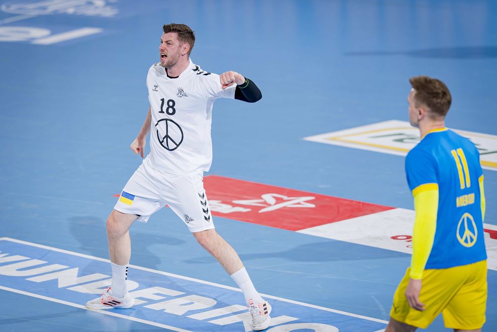 Handballspieler des THW Kiel und der Füchse Berlin (Quelle: THW Kiel/Sascha Klahn)