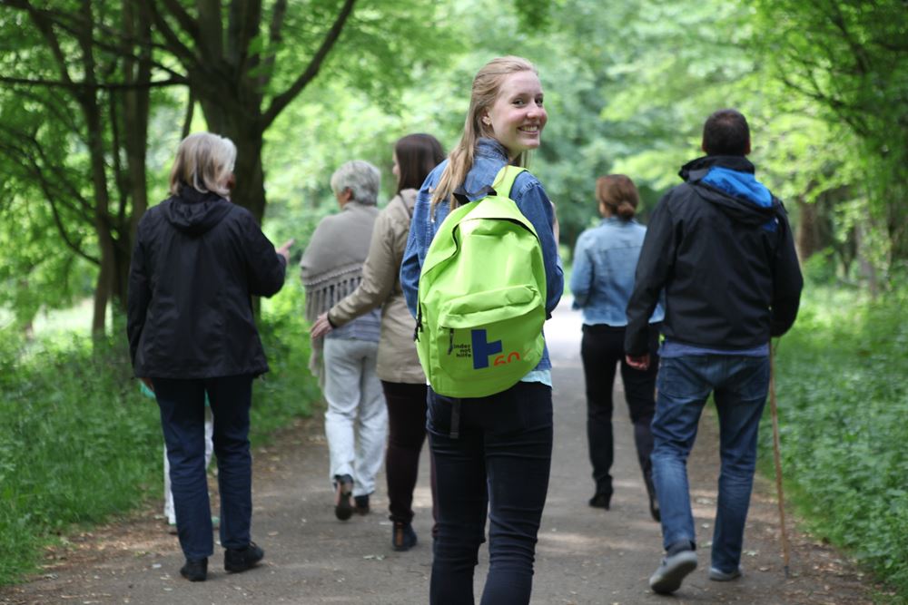 60 Jahre Kindernothilfe: Praktikantin Franziska bei der Jubiläums-Wanderung 60 Jahre Kindernothilfe: Praktikantin Franziska bei der Jubiläums-Wanderung
