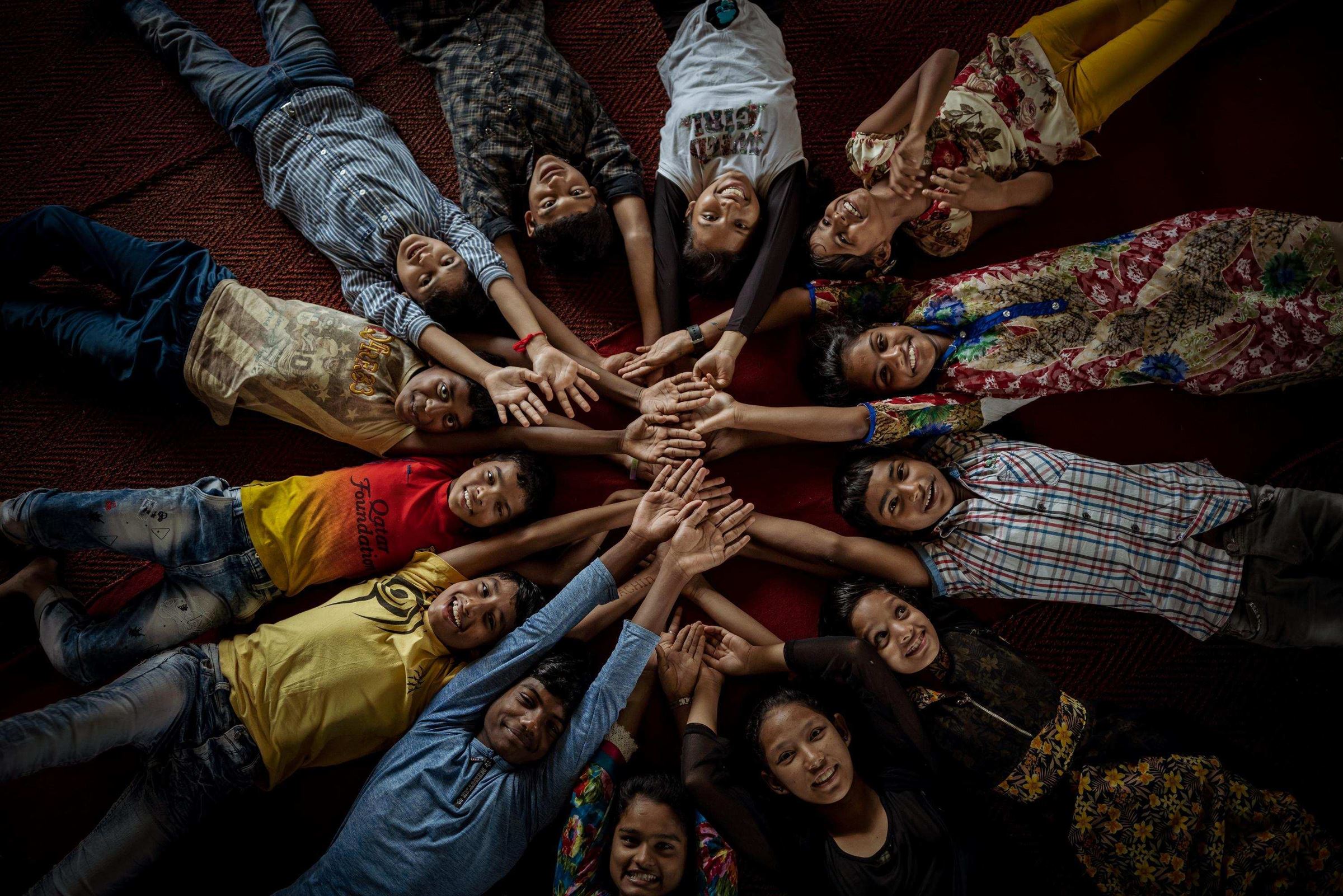 Kinderkreis in Indien (Quelle: Jakob Studnar)