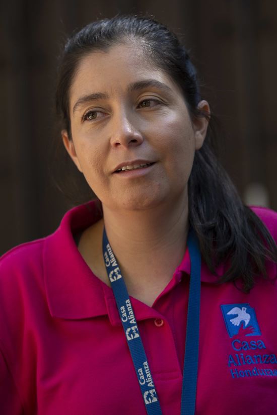 Teresa del Carmen Ortiz, Psychologin der Casa Alianza (Quelle: Christian Nusch) Teresa del Carmen Ortiz, Psychologin der Casa Alianza (Quelle: Christian Nusch)