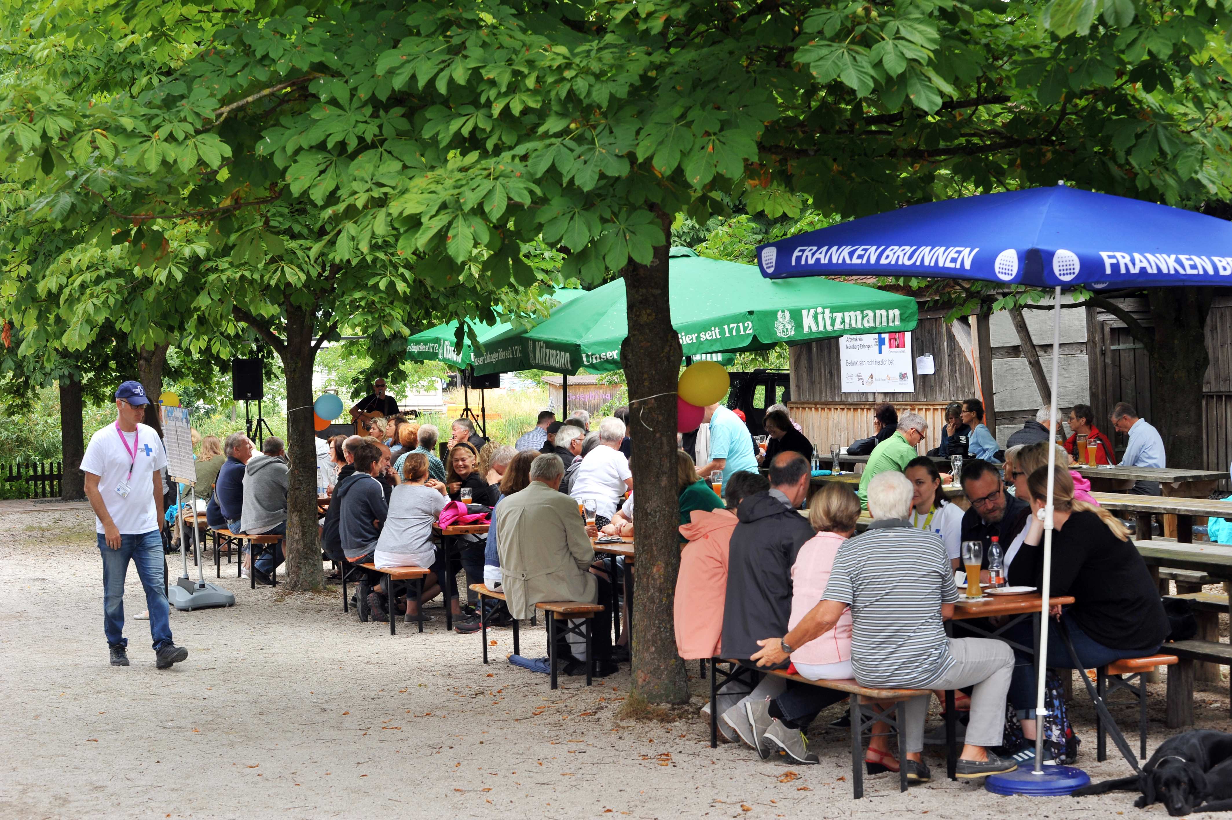 AK Nürnberg: Weißwurstfrühstück 2019 - Das 6. Weißwurstfrühstück des AK Nürnberg im Kosbacher Stadl, am 7.7.2019 in Erlangen.