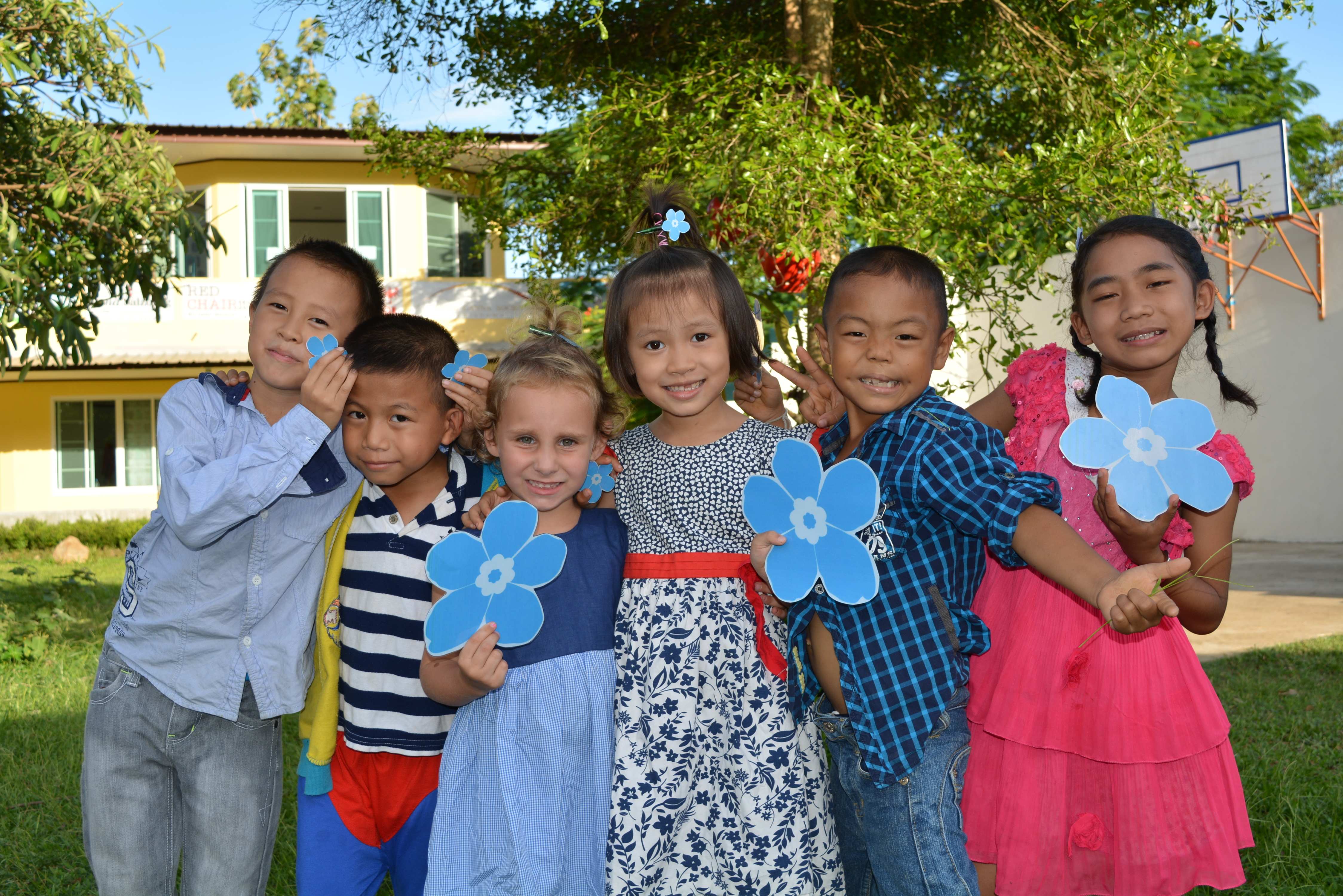Eine Kindergruppe in Thailand Foto: Baan Doi, Kindernothilfe-Partner