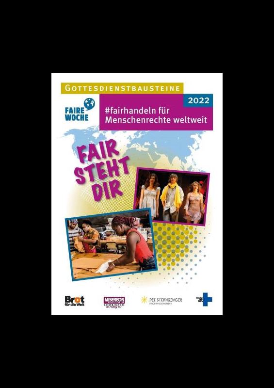 Titelbild der Gottesdienstbausteine 2022 der Fairen Woche