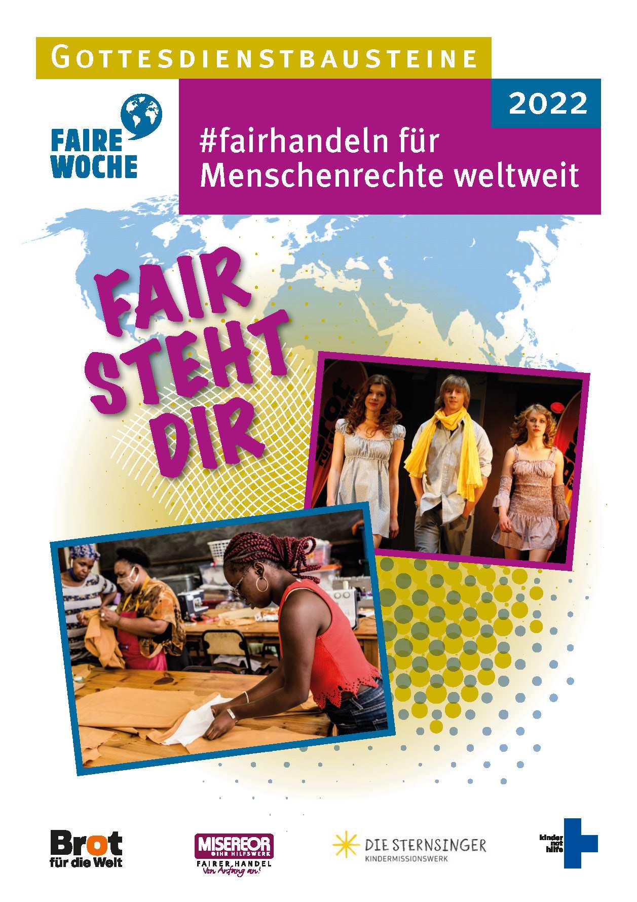 Cover des PDF der Gottesdienstbausteine zur Fairen Woche 2022 Cover des PDF der Gottesdienstbausteine zur Fairen Woche 2022