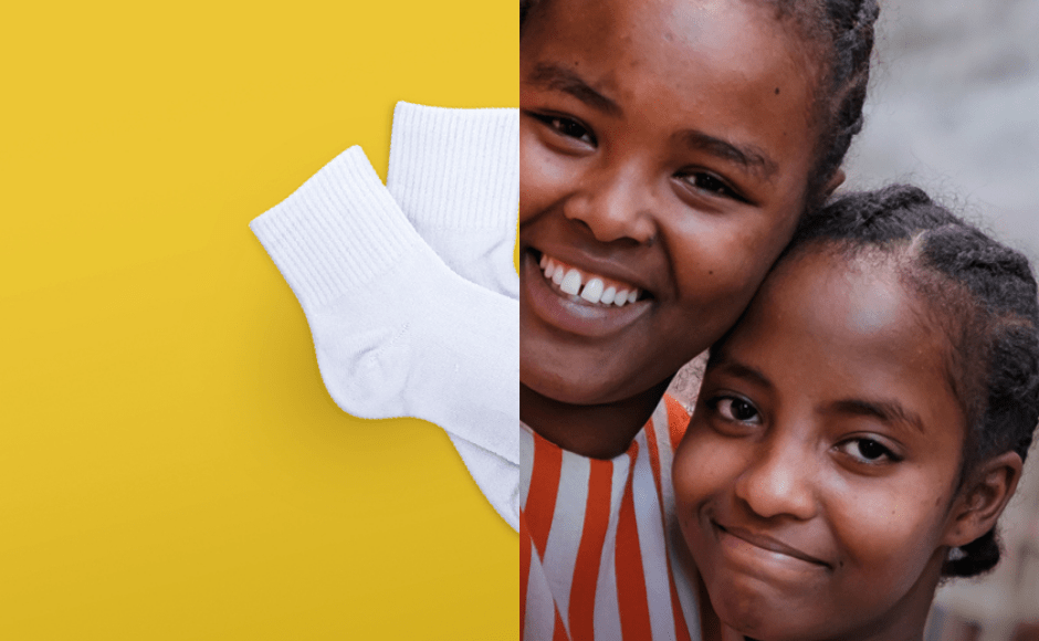 Socken, die schützen.