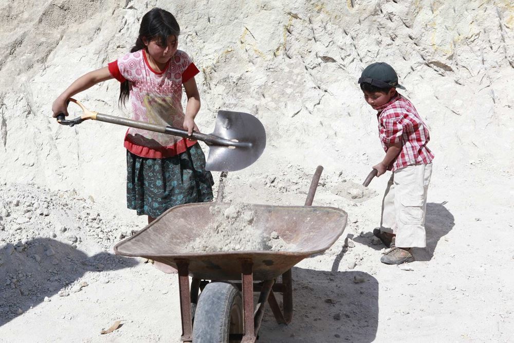 Kinderarbeiter in Cajamarca / Peru (Quelle: Christian Herrmanny)