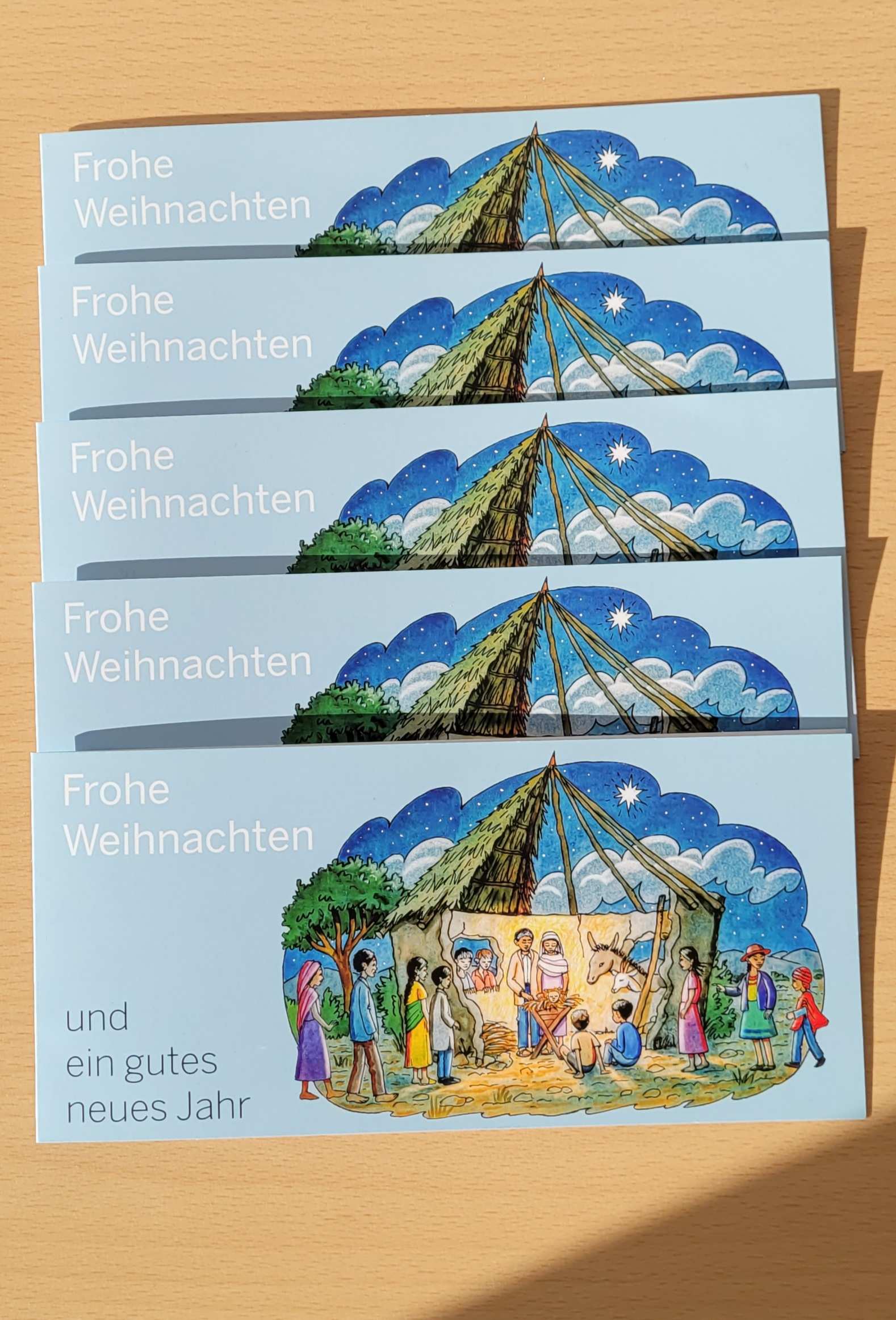 Weihnachtskarte - Motiv aus den Advents- und Weihnachtsgeschichten von Dr. Gabriele Molsen (Quelle: Peter Laux) Weihnachtskarte - Motiv aus den Advents- und Weihnachtsgeschichten von Dr. Gabriele Molsen (Quelle: Peter Laux)