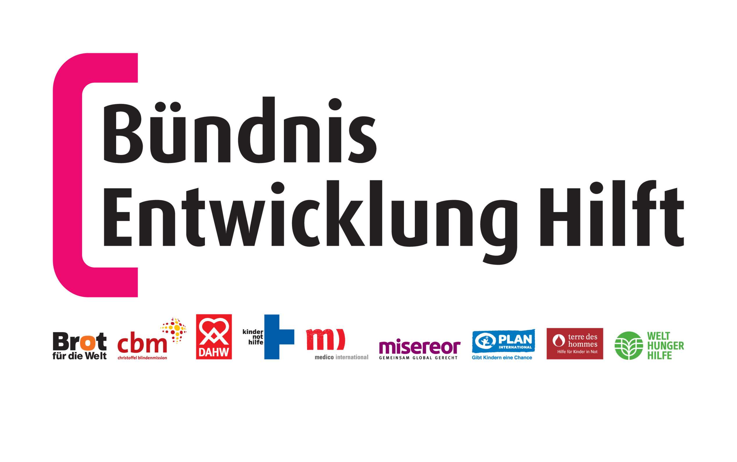 Logo Bündnis Entwicklung Hilft mit Bündnispartnern (Quelle: BEH)