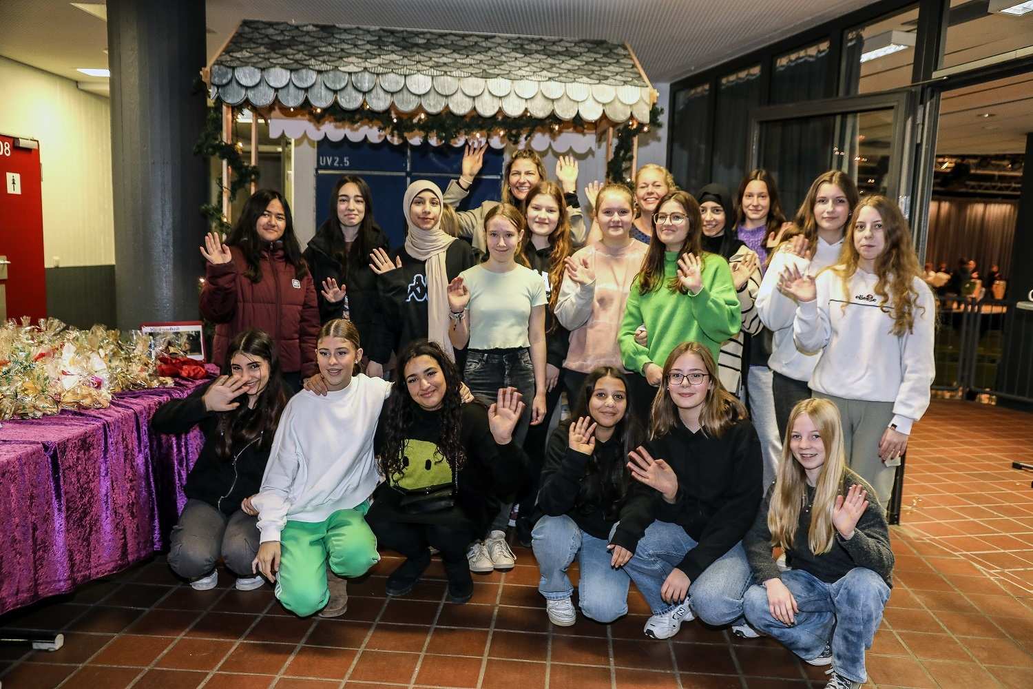 Die Kindernothilfe-AG des Heinrich-Heine-Gymnasiums in Köln 2022 (Quelle: Ralf Krämer)