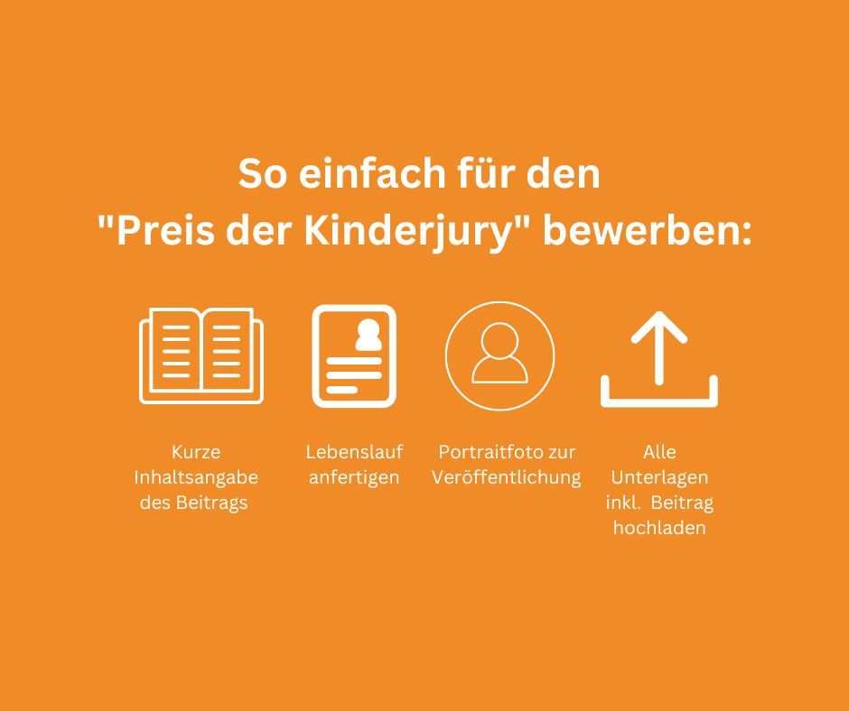So einfach für den "Preis der Kinderjury" bewerben (Quelle: Kindernothilfe) So einfach für den "Preis der Kinderjury" bewerben (Quelle: Kindernothilfe)