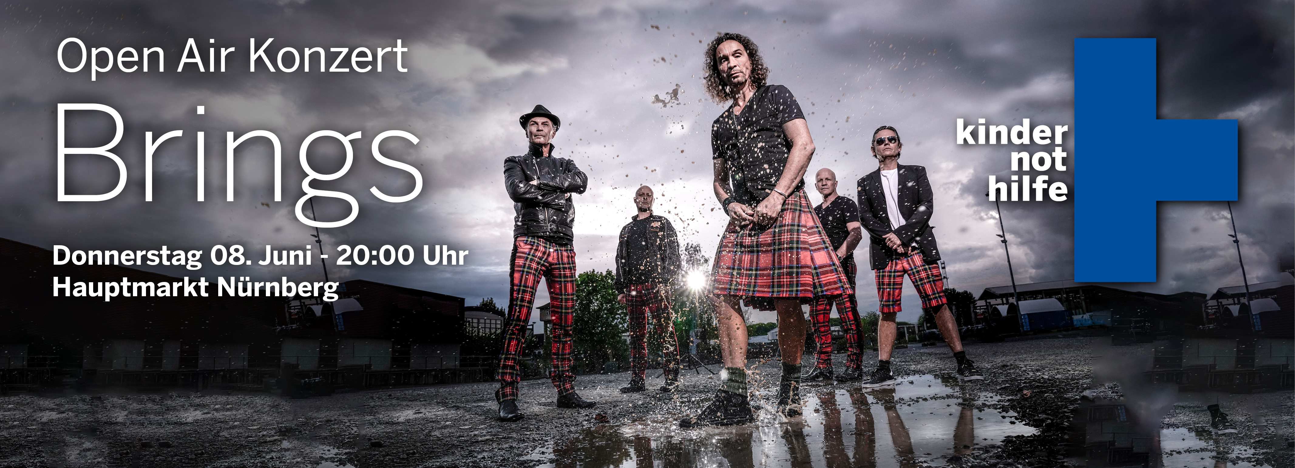 Die Band Brings gibt beim Kirchentag 2023 ein Open Air Konzert. Foto: Brings Die Band Brings gibt beim Kirchentag 2023 ein Open Air Konzert. Foto: Brings