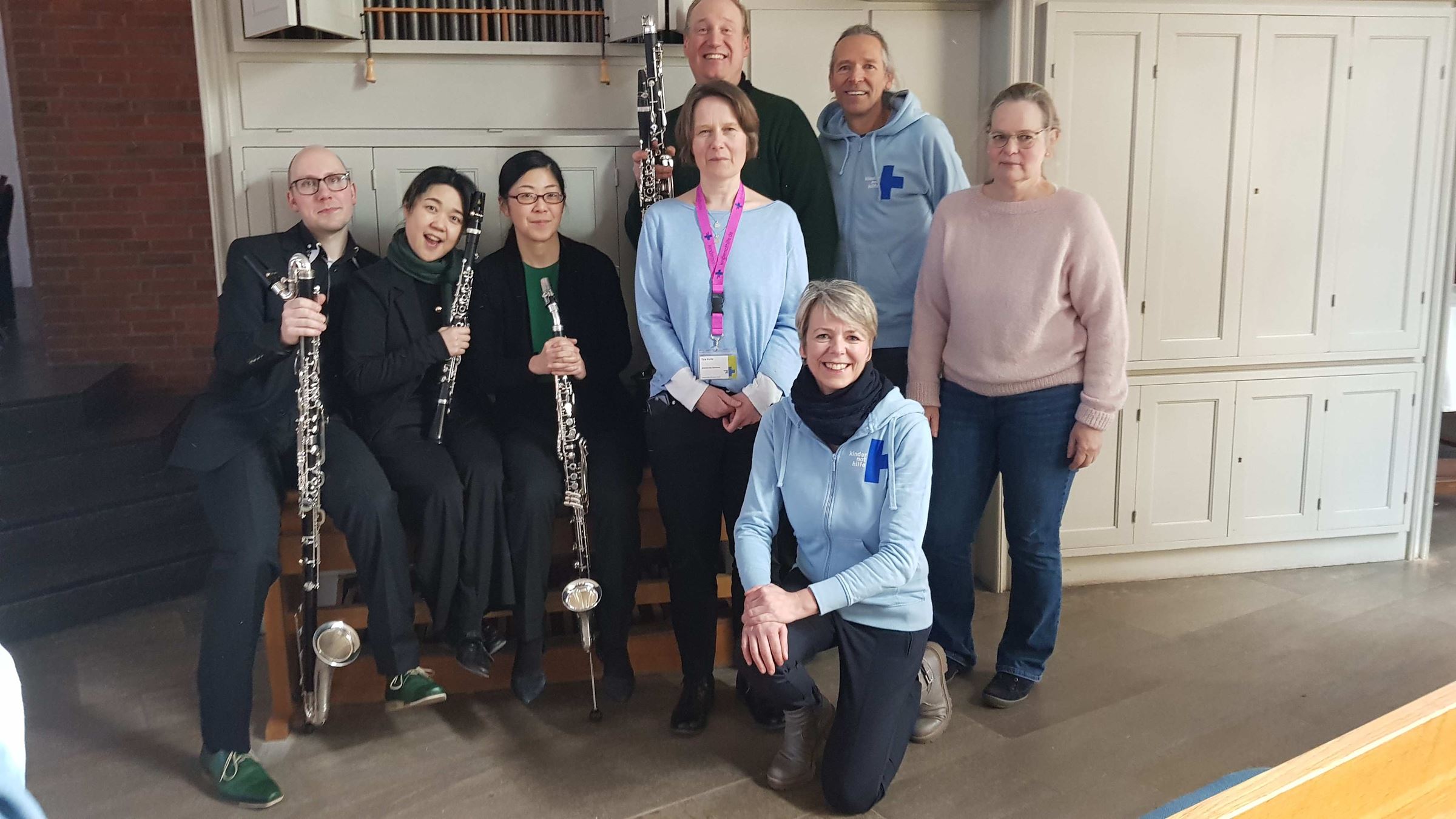 Hannover: Benefizkonzert mit dem Clover Clarinet Quartet und dem Arbeitskreis Hannover (Quelle: privat) Hannover: Benefizkonzert mit dem Clover Clarinet Quartet und dem Arbeitskreis Hannover (Quelle: privat)