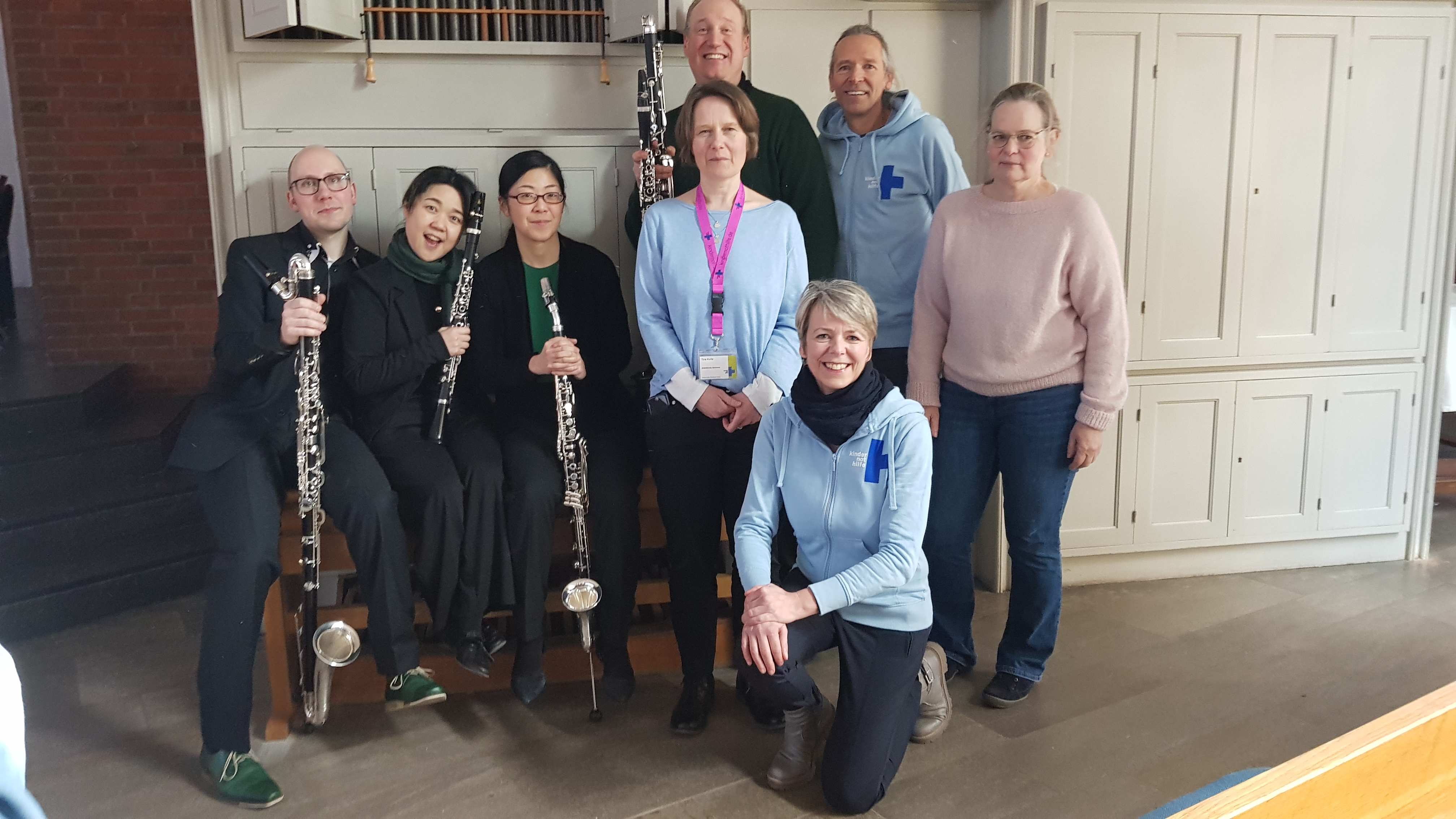 Hannover: Benefizkonzert mit dem Clover Clarinet Quartet und dem Arbeitskreis Hannover (Quelle: privat) Hannover: Benefizkonzert mit dem Clover Clarinet Quartet und dem Arbeitskreis Hannover (Quelle: privat)