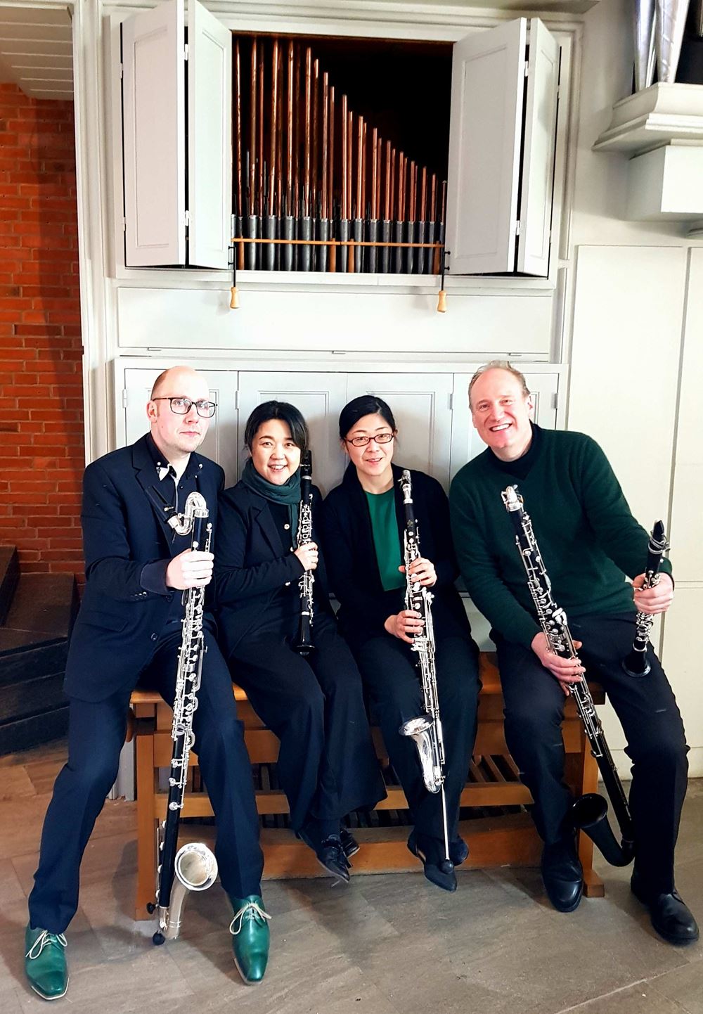 Das Clover Clarinet Quartet (Quelle: Hannover) Das Clover Clarinet Quartet (Quelle: Hannover)