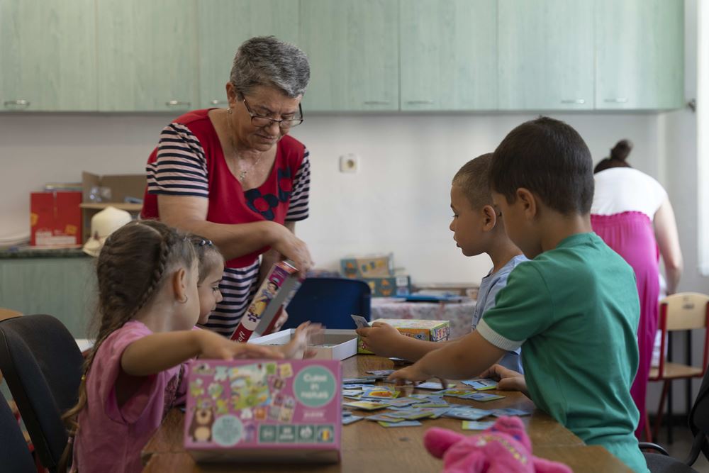 Bildungsarbeit im Caritas-Projekt in Rumänien, Foto: Christian Nusch