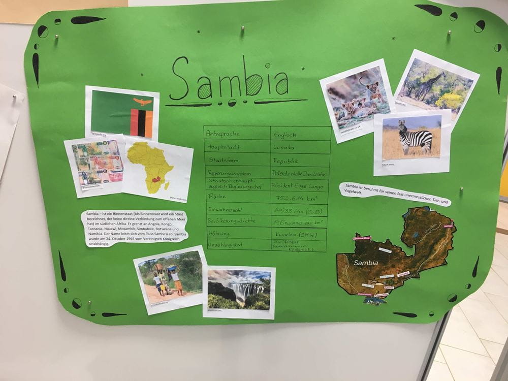 Schüler*innen aus Weilburg machten im Rahmen einer Projektwoche auf die Problematik der Kinderarbeit in Sambia aufmerksam (Quelle: Kindernothilfe)