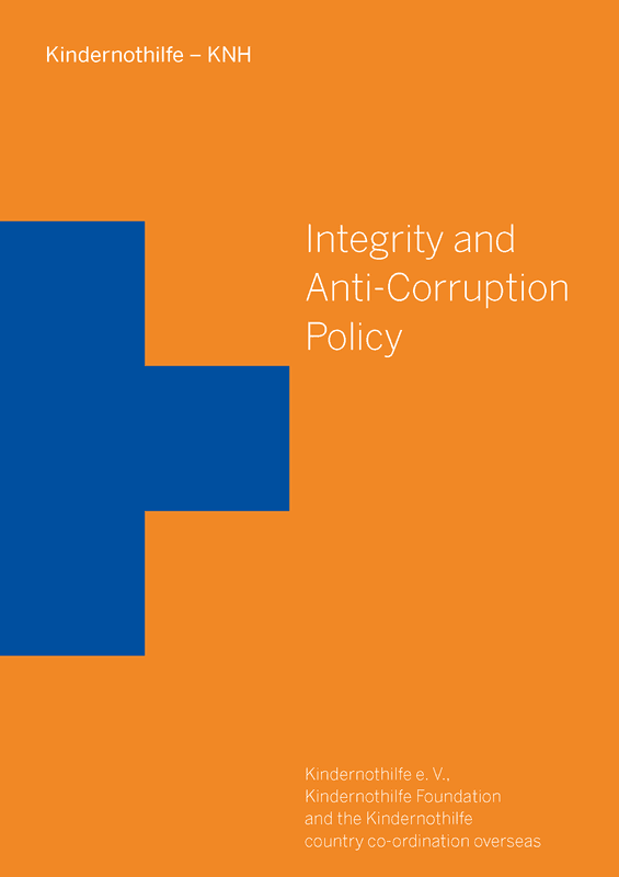 Cover: Integrity and Anti-Corruption Policy