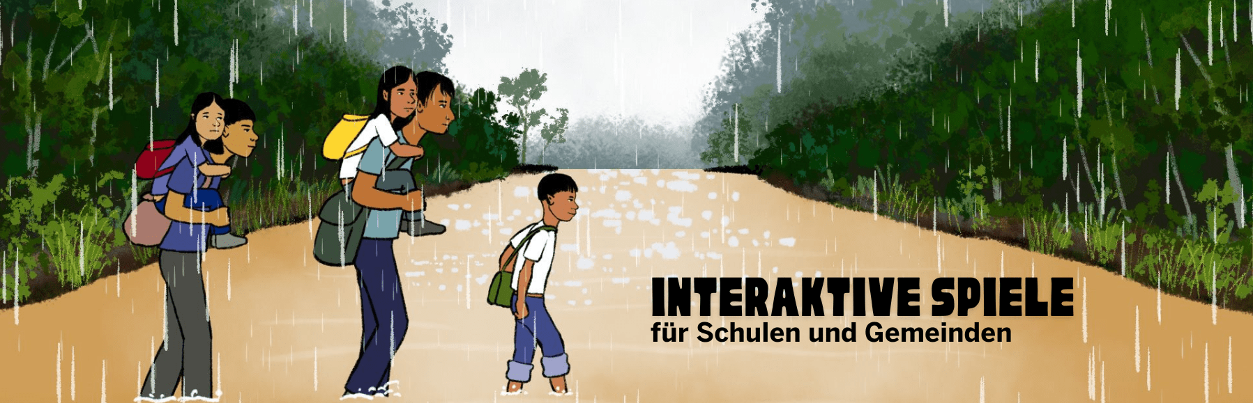 Comiczeichnung einer ecuadorianischen Familie (Quelle: Kindernothilfe) Comiczeichnung einer ecuadorianischen Familie (Quelle: Kindernothilfe)