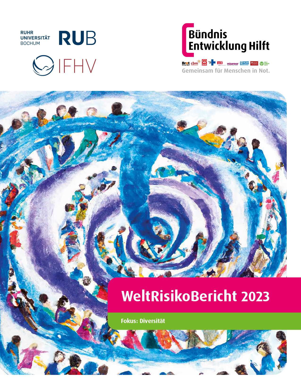 Cover des Weltrisikoberichts 2023 (Quelle: Bündnis Entwicklung Hilft) Cover des Weltrisikoberichts 2023 (Quelle: Bündnis Entwicklung Hilft)