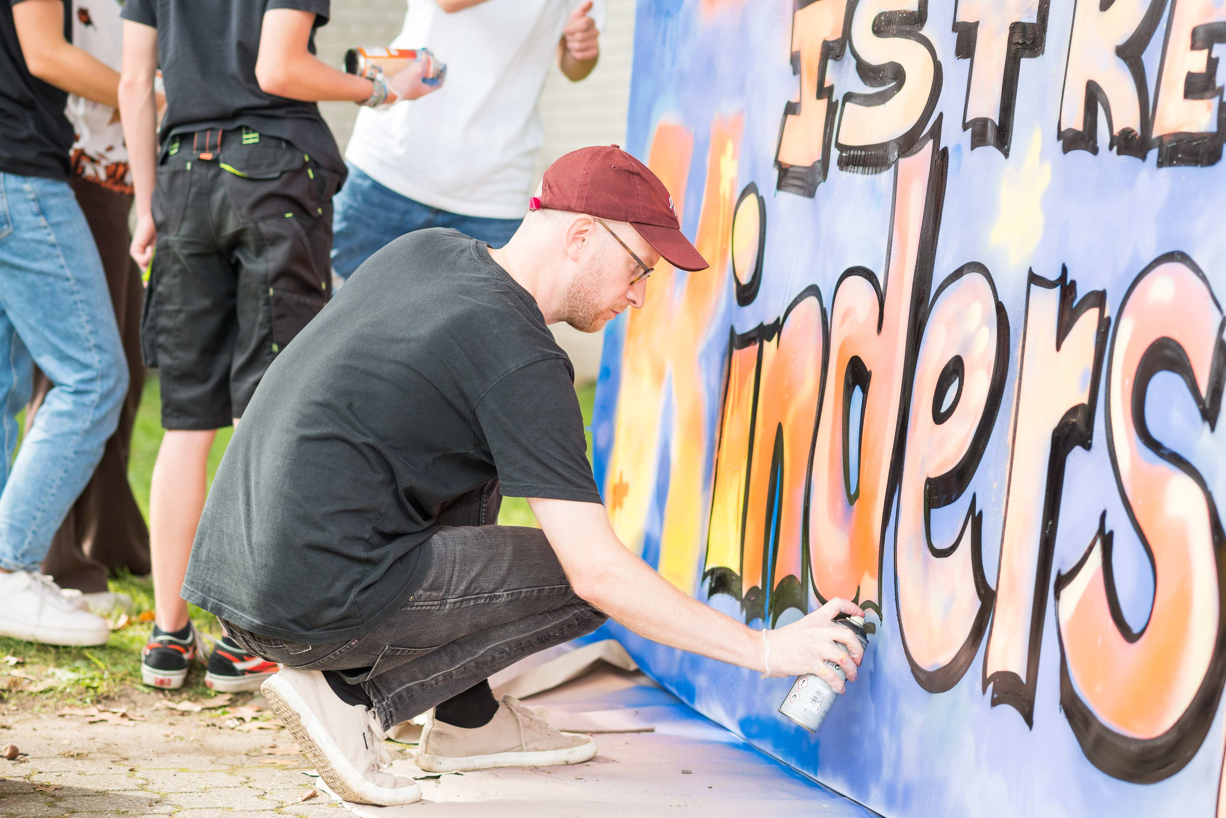 Action!Kidz Graffiti-Workshop mit Alex van Sputto in Dormagen (Quelle: Finn Schäfer)
