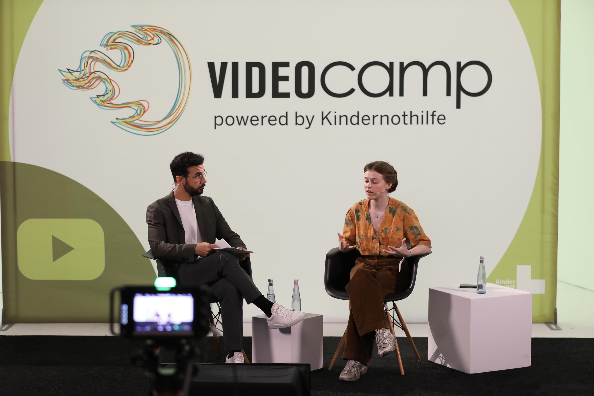 VIDEOCAMP 2023: Daniele Rizzo und Clara Mayer (Quelle: Ralf Krämer) VIDEOCAMP 2023: Daniele Rizzo und Clara Mayer (Quelle: Ralf Krämer)